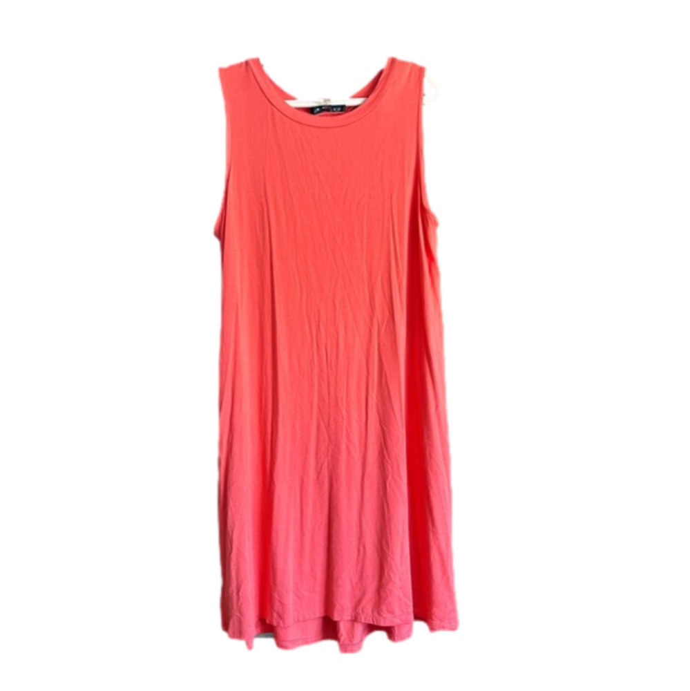 CORAL Sleeveless Dress with lace up detail